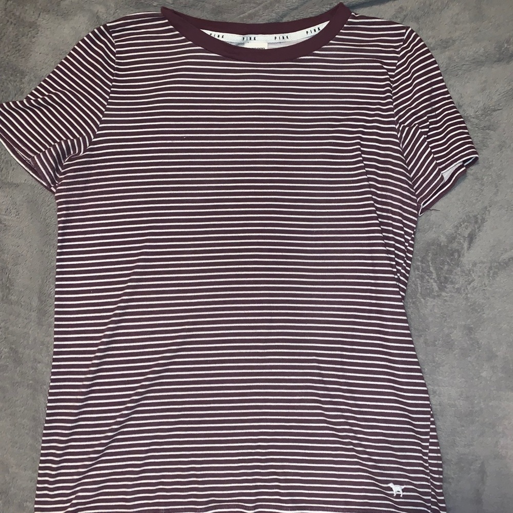 PINK striped tee!